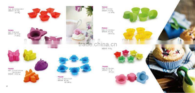 100% food grade fish shape making silicone ice cube cup