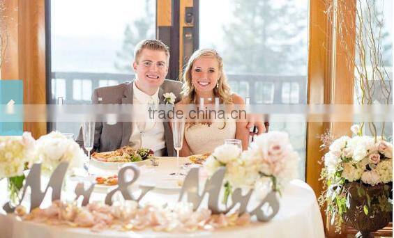 2016 new design stainless steel number signs,table decoration letter for wedding reception