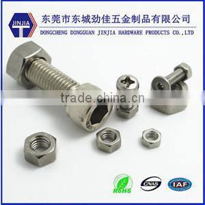 M6X20 din933 white znic hexagon screw