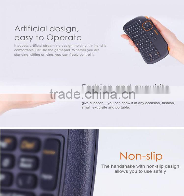 Wireless Mini Gaming Keyboard and Touchpad Mouse Combo for Raspberry Pi / XBMC / Android and Google Smart TV Box