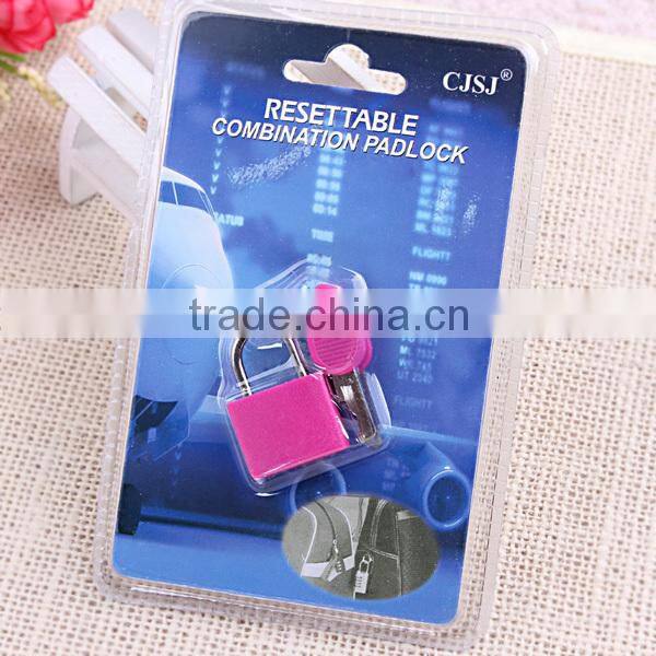 Produce colorful brass case key lock