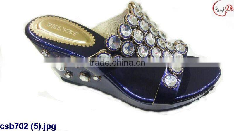 csb702 (8) New arrival fashion lady sandals with shone for wedding/party