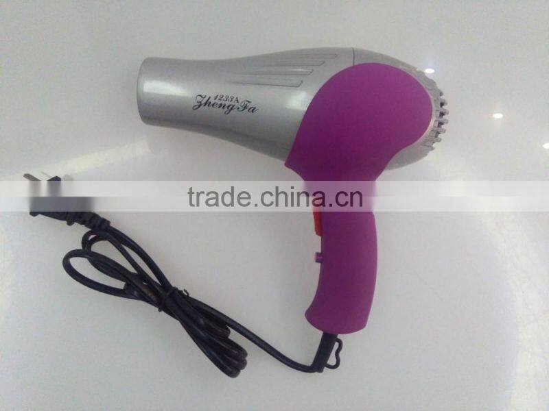 Mini style hair dryer household hair dryer for student use ZF-1233A
