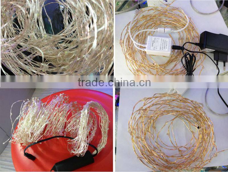 2016 Colorful led copper string light theme party decoration
