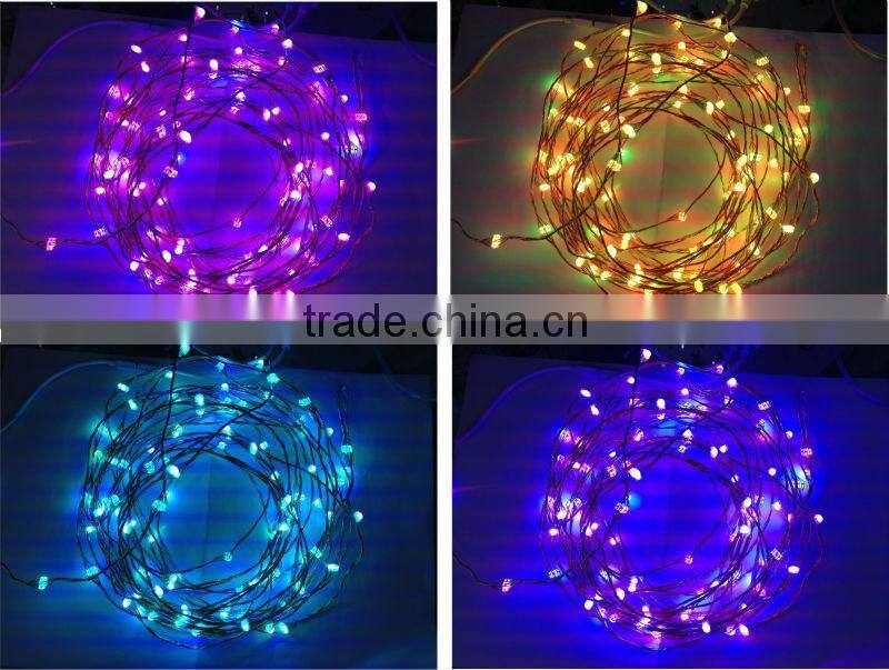 2016 Colorful led copper string light theme party decoration