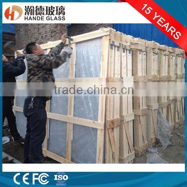 3.8MM beautiful silk screen glass