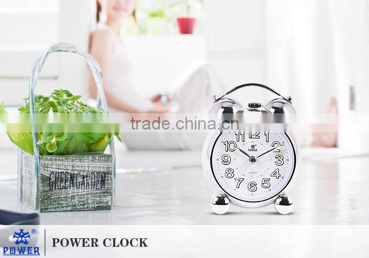 Cute alarm clock with plastic materials Environmental Friendly products Cheap price PW3278