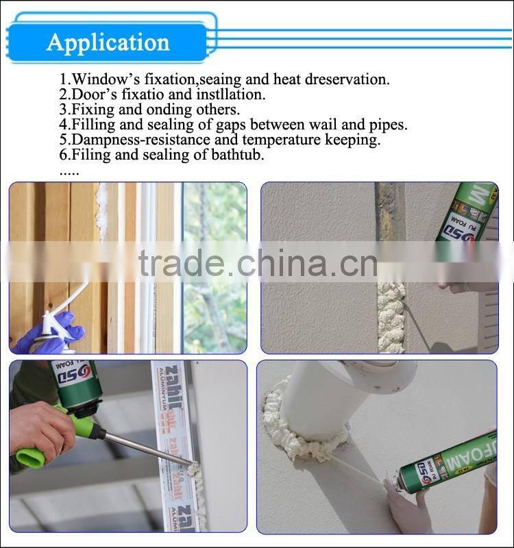 High performance light yellow 750ml polyurethane filler for cold weather use