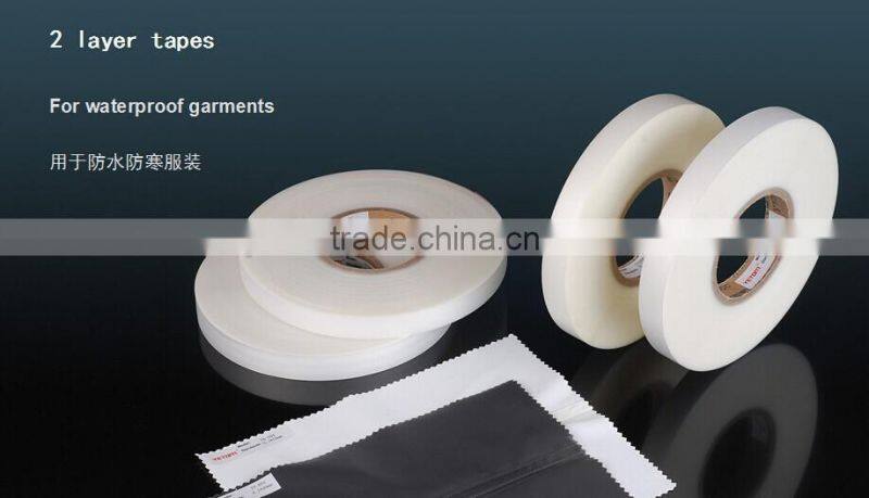 high competitive price for PU or TPU+PU seam sealing tape use for waterproof graments