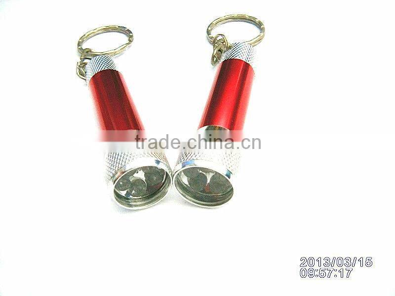 high power aluminum 5 LED Key Chains
