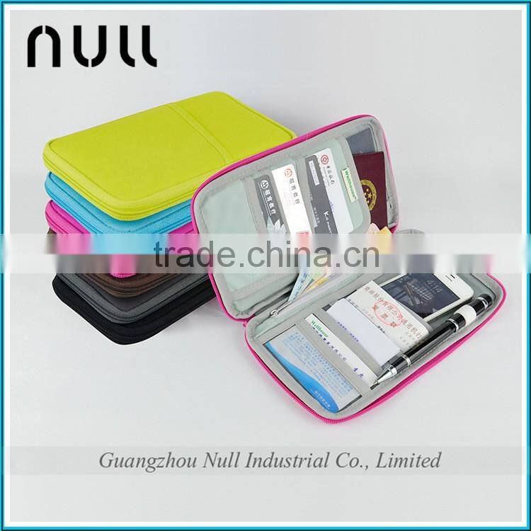 New design fashion travel multifunction ladies card wallet passport holder