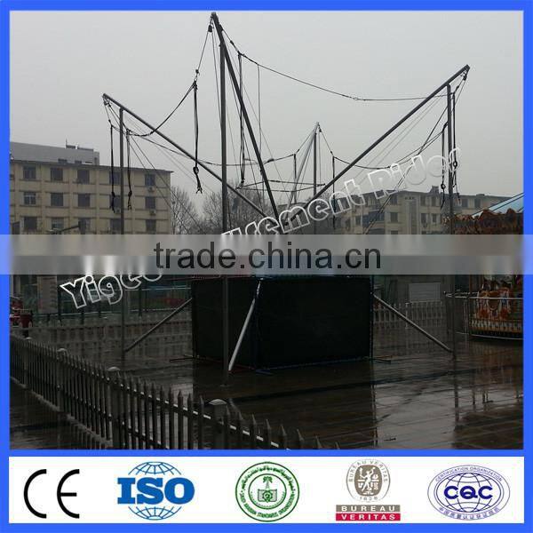 Outdoor carnival amusement equipment bungee trampoline