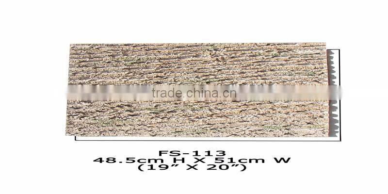 Polyurethane High Quality beautiful decorative pu stone panel