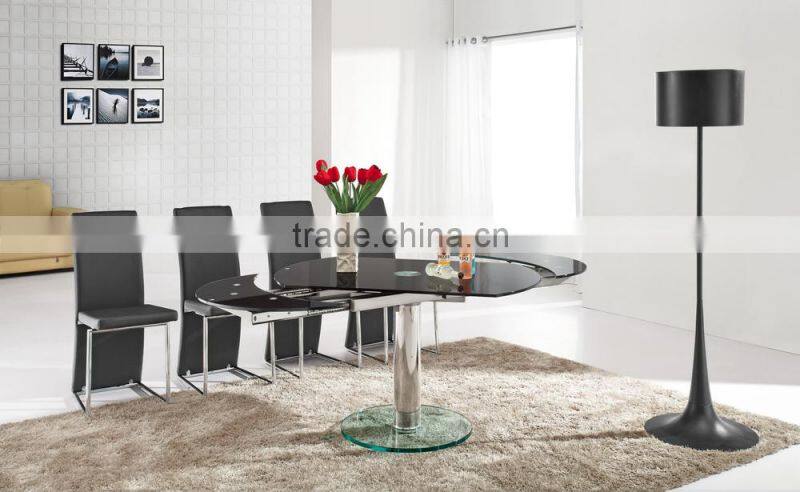 Z661 dining room furniture solid metal dining room chairs with soft foam cushion