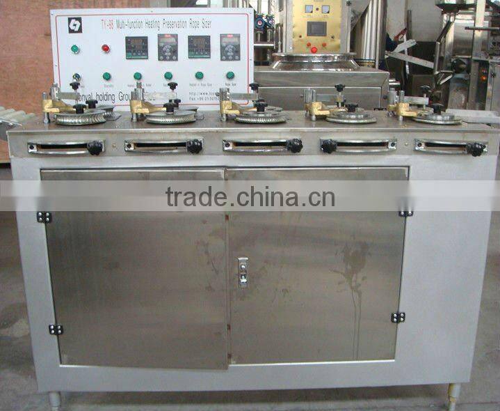 manufacture stainless candy rope sizer machine with 5 rollers