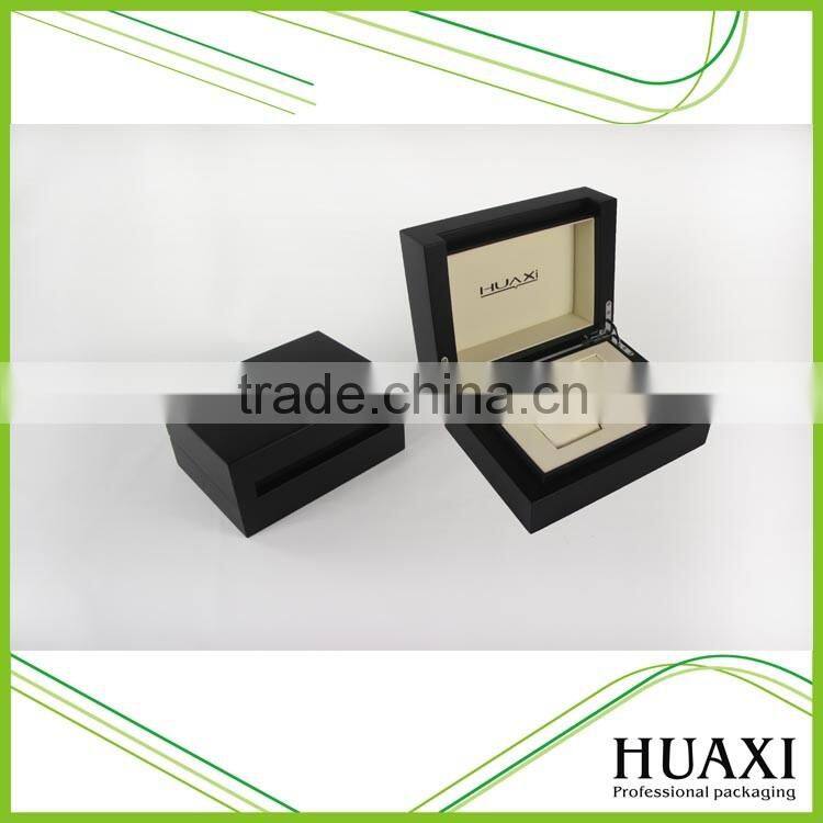 High Quality Matte Painting Wooden Single Watch Box Wooden Watch Storage Box