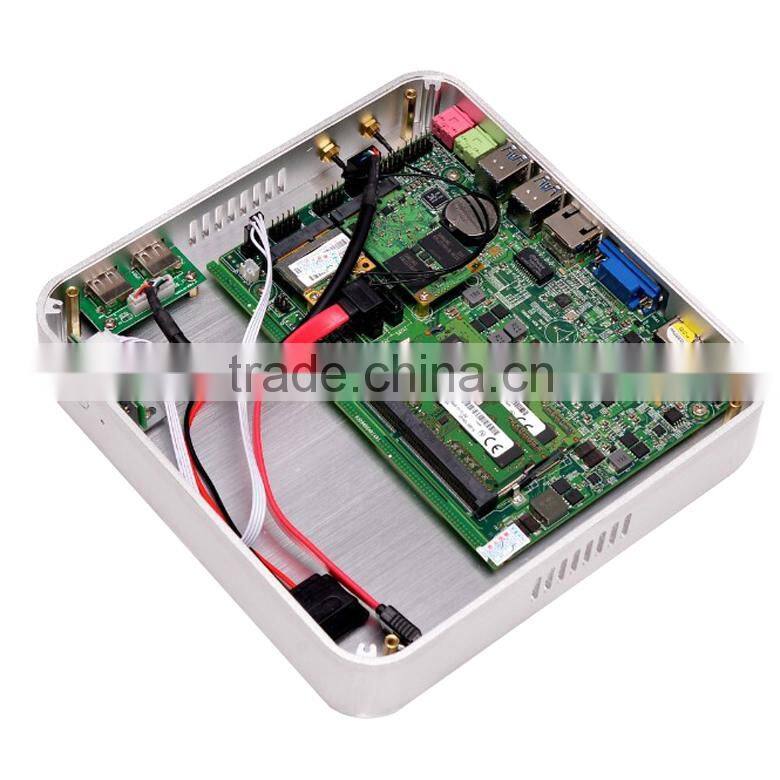 Dual core Intel Core i3 4010u 1.7Ghz Fanless Embedded Fanless Pc