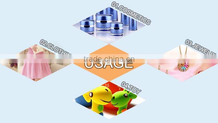 Custom printed women/men underwear packaging pouch bag with ziplock