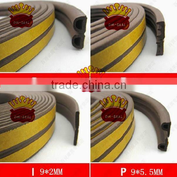 self-adhesive EPDM rubber foam sealing strip for windows and doors seal