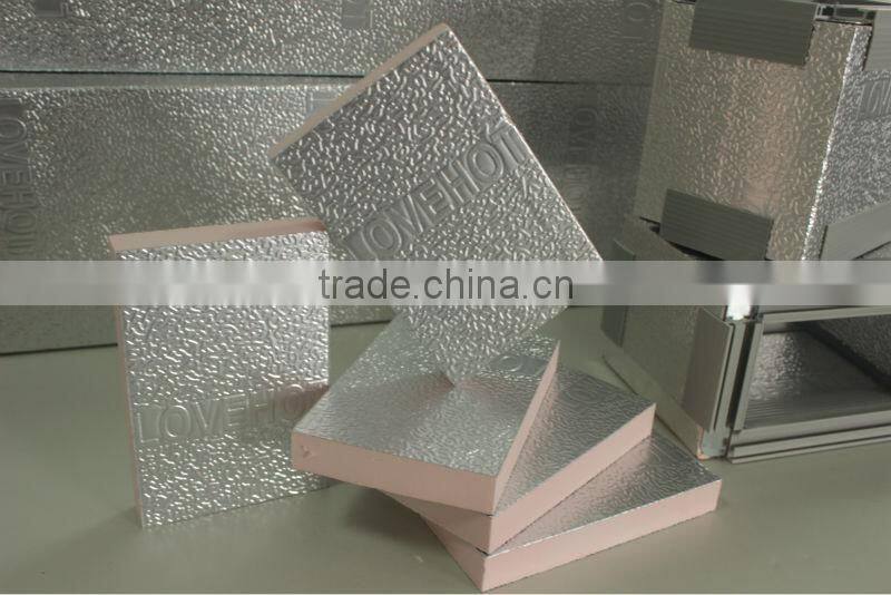 LOVEHOT Phenolic Foam Pre-insulated HVAC Duct Panel with Aluminum Foil on Both Sides