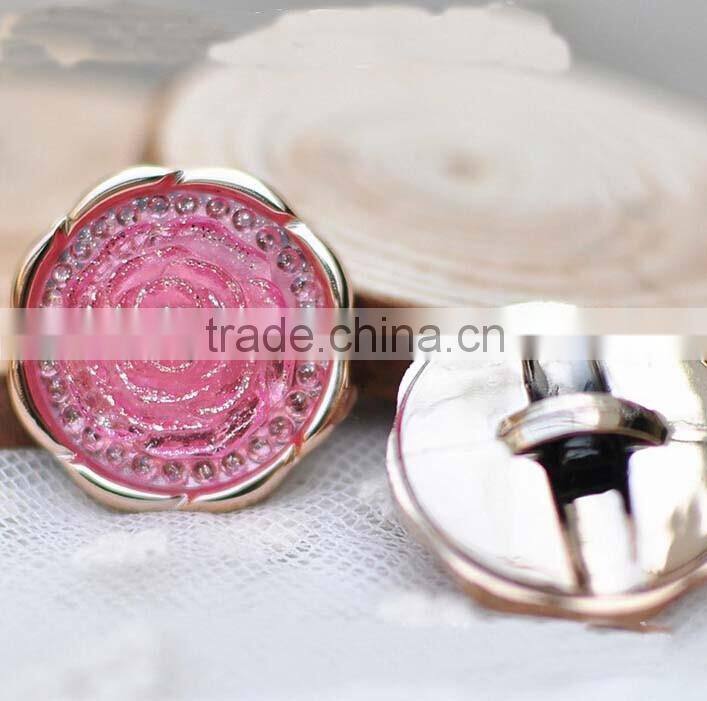 Custom Decorative Crystal Acrylic Buttons