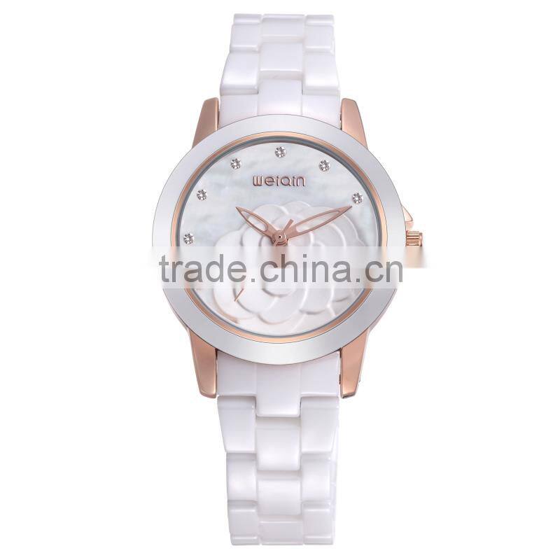 WEIQIN W3220 ceramic japan movt quartz watch