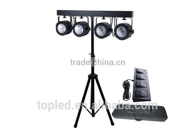 Super Brightnesss and Sound Control 4*30W RGB LED COB Par Light for Events Shows