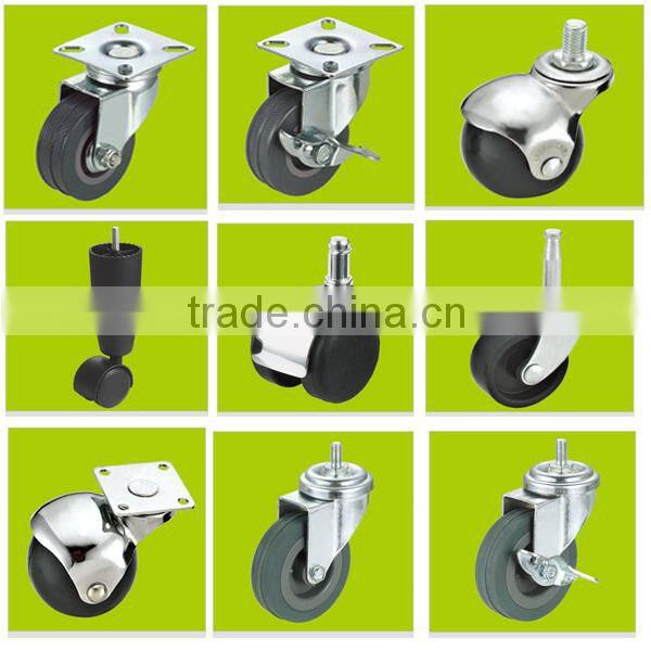 PVC Grip Ring Stem Castor Furniture Wheel