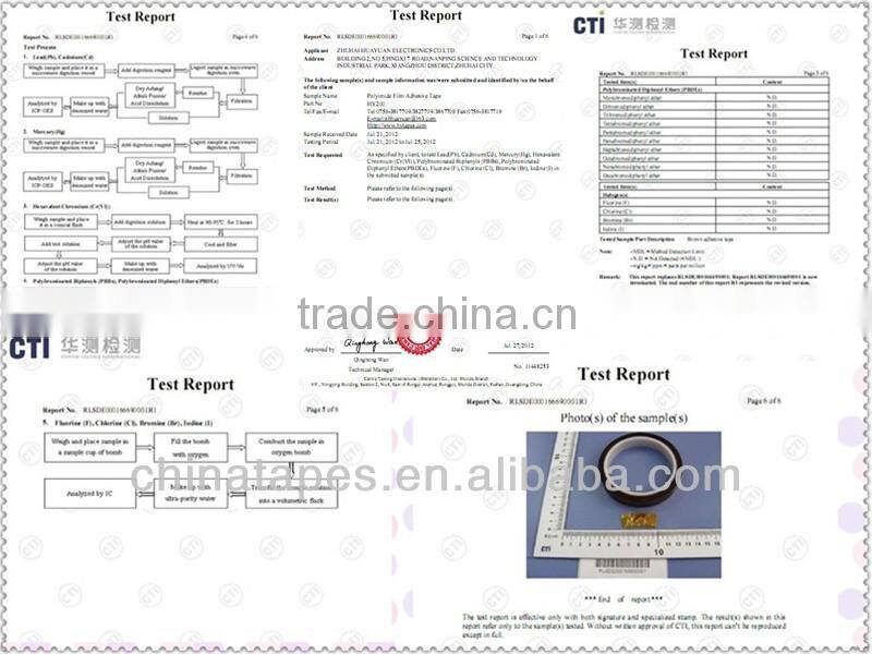 Heat resistance acrylic acid adhesive pink color 3m transformer polyester binding tape