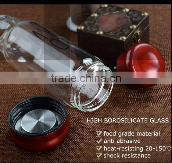 high borosilicate glass bottles for tea