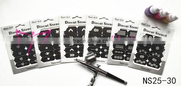 2015 new design nail stencil vinyl sticker factory price