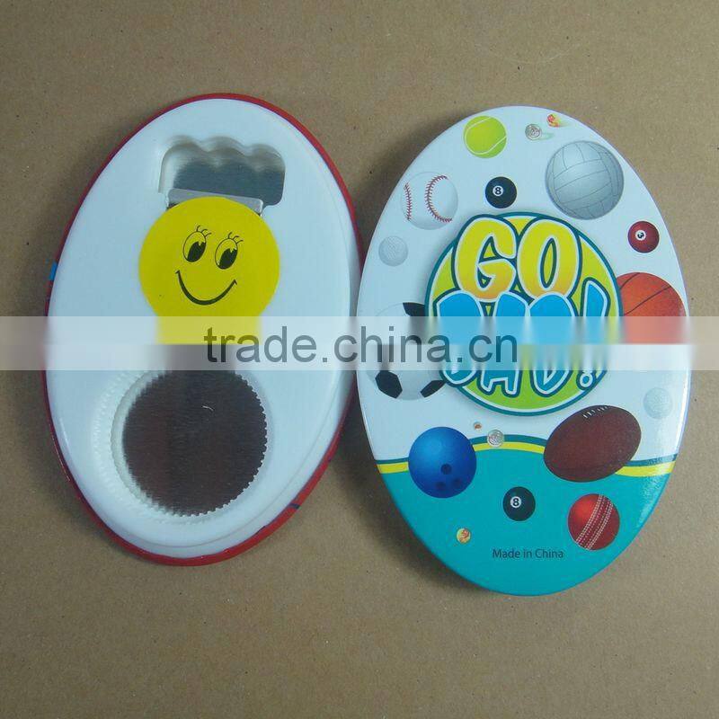 OEM factory promotion gift tinplate bottle opener