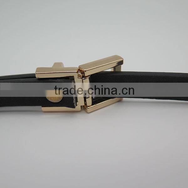 Simple skinny belt for jeans and dress