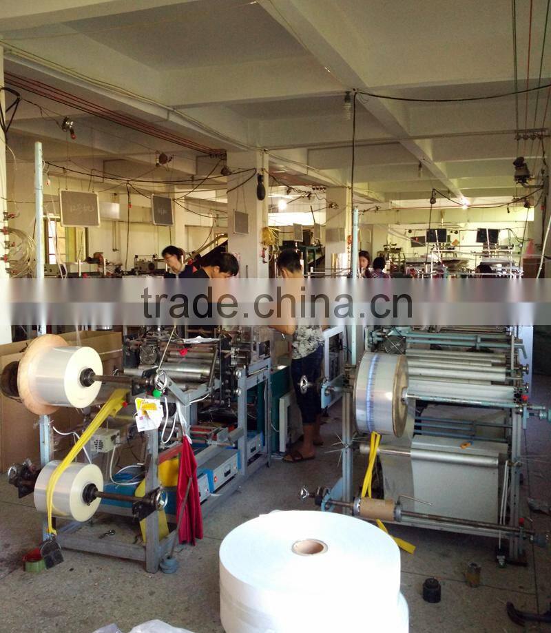 white plastic bag withzipper of the hot stamping printing for iphone6 plus back cover