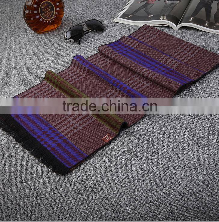 New Men's Scarf Winter Warm Scarve Business Men's Soft Cotton Shawl