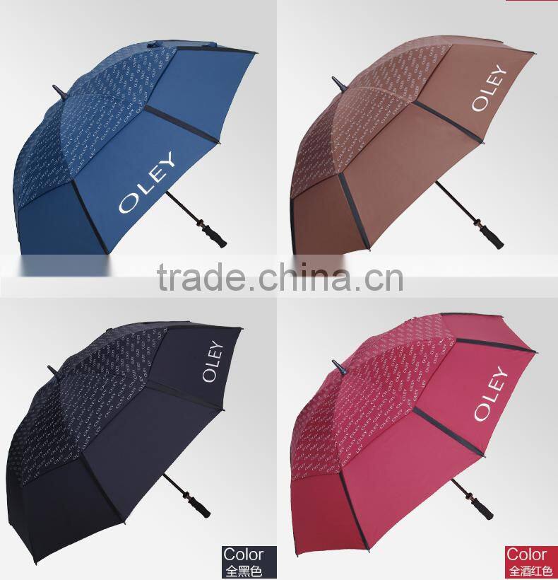 30 inch clubs OEM fiberglass manual brand golf promotional umbrella