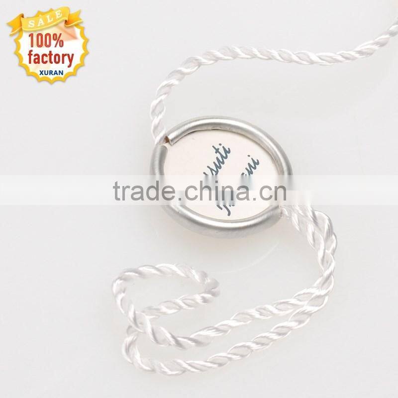 round garment string lock ,Metal seal tag for garment ,Aluminium seal tag