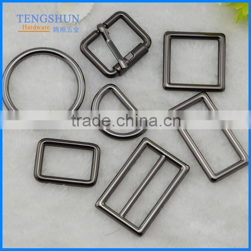 OEm zinc alloy square ring for men's bag high quanlity metel accessories for handbag wholesale
