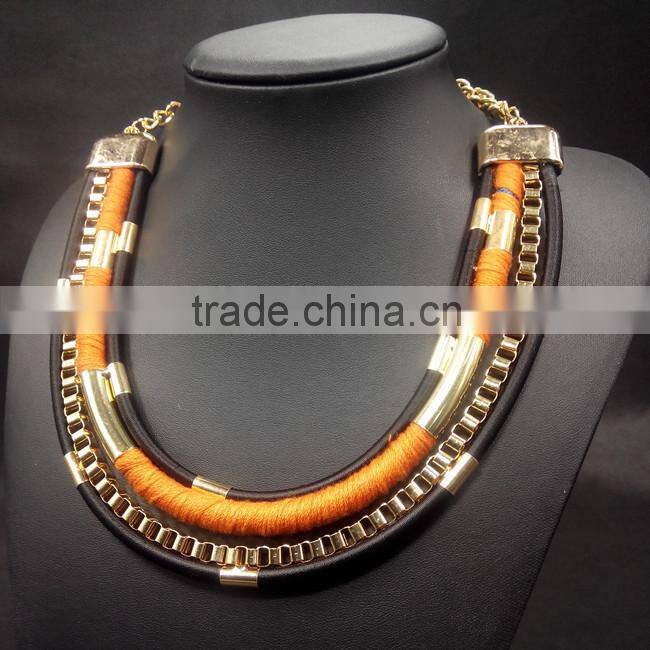 Multilayer Rope Chain Necklace For Women Fashion Jewelry New Design