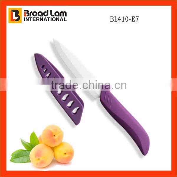 4" Ceramic Blade Paring Knife with PP Sheath Blade Protector