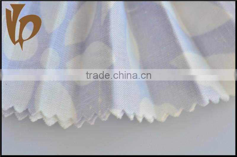 good quality ramie and cotton blended weave fabric with flower print