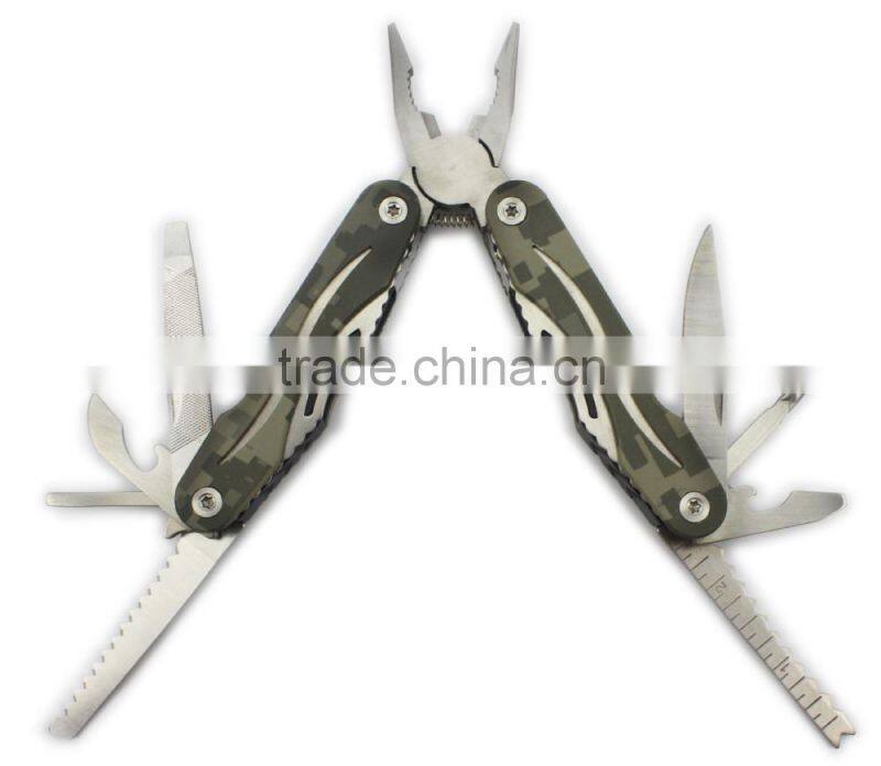 Survival Multi Tool with Aluminum handle pliers 11 functions in 1