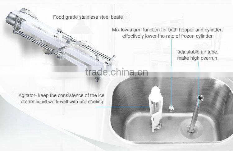 cheap softy ice cream maker machine pan ice cream machine