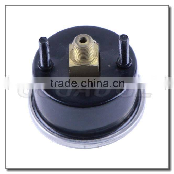 High quality steel back connection pressure gauge with 3 segment display