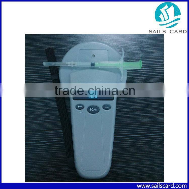 134.2kHz Portable Handheld RFID Reader for Livestock Management