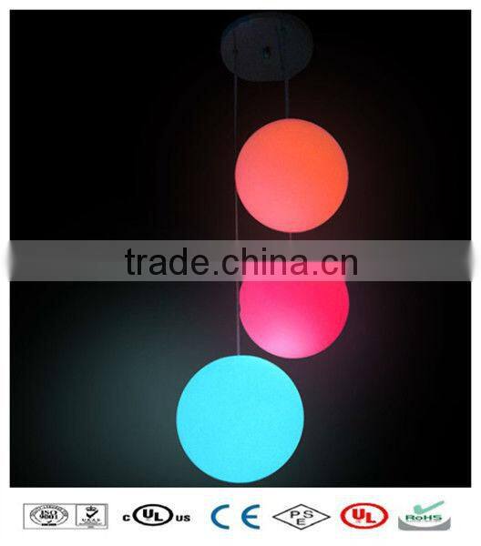 Waterproof Glowing LED hanging Wedding Decoration Light Ball