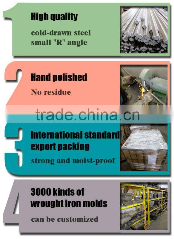 Antique wrought iron balusters