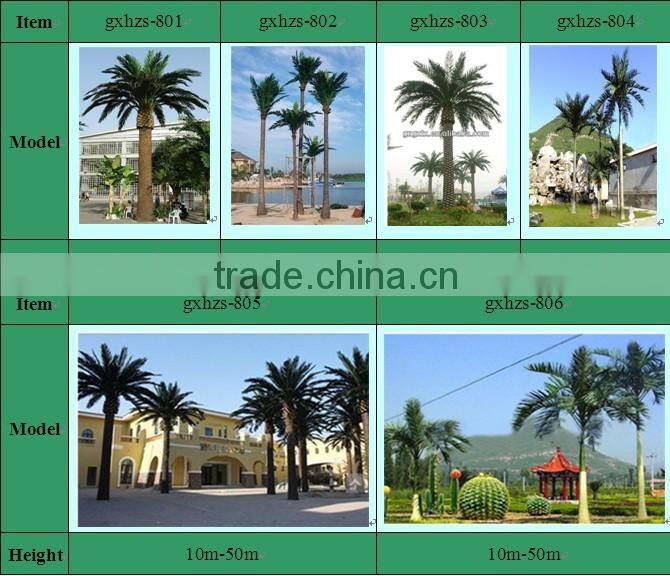 steel telecommunication camouflaged palm tree tower