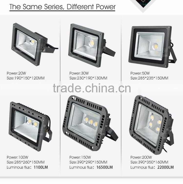 Bridgelux Cob Waterproof IP65 Outdoor 30 watt led flood light epistar