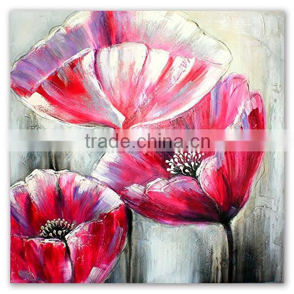 2016 hot sell acrylic painting flowers